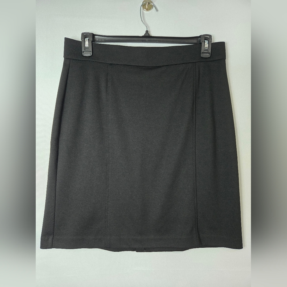 Kim Rogers Elegant Black Pencil Skirt Petite Large